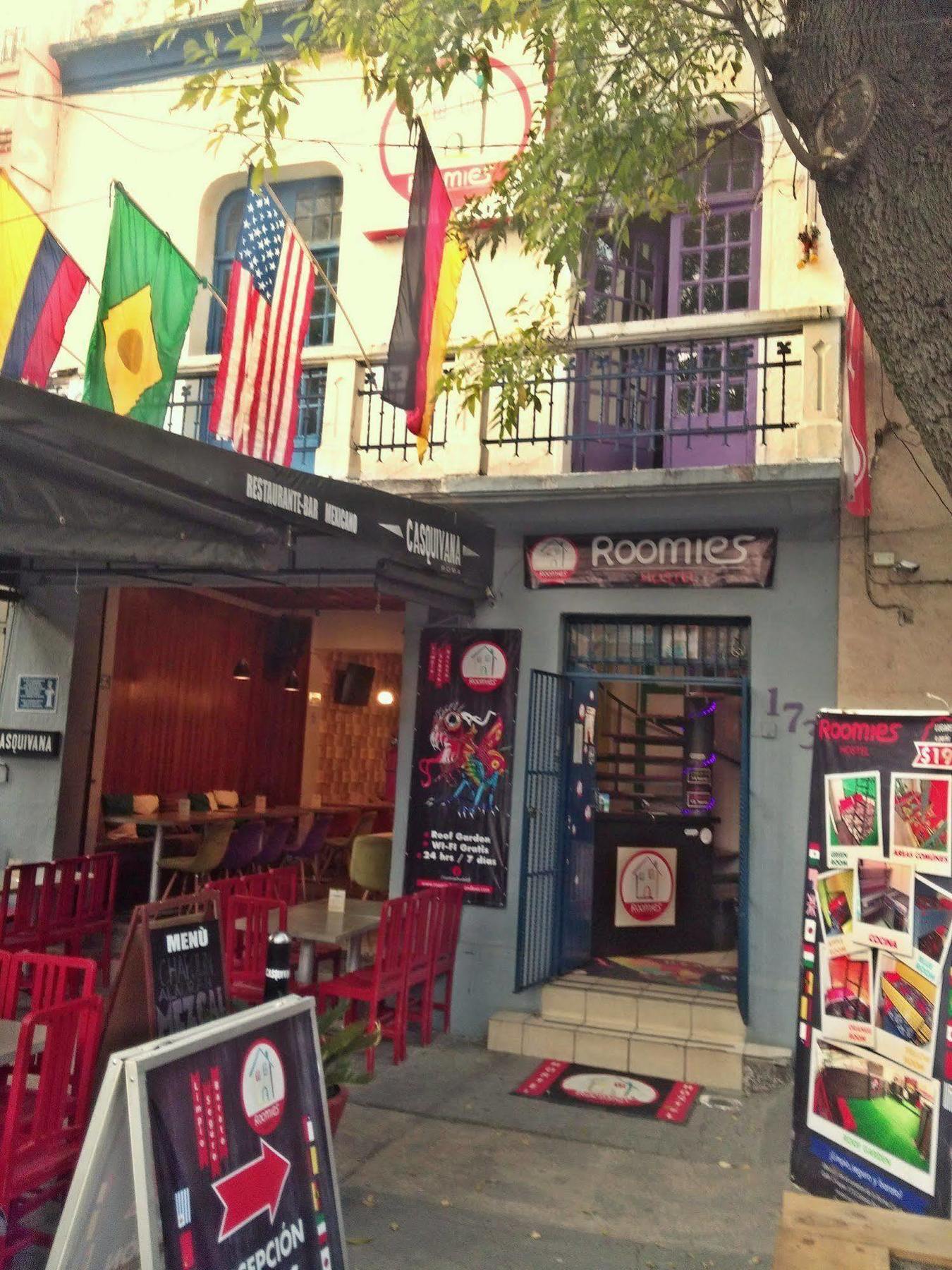 Roomies Hostel Roma Ciudad de México Exteriér fotografie